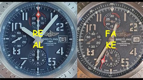 real vs fake breitling deployant claps|How to spot a fake Breitling clasp .